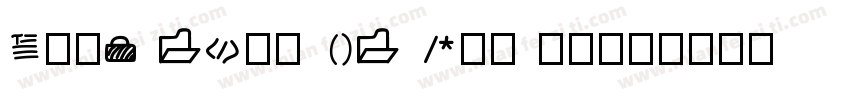 Core Sans ES W01 95字体转换